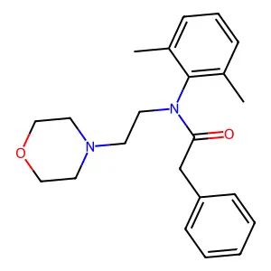 N-(2,6-dimethylphenyl)-N-(2-morpholin-4-ylethyl)-2-phenylacetamide structure