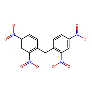 1-[(2,4-dinitrophenyl)methyl]-2,4-dinitrobenzene structure
