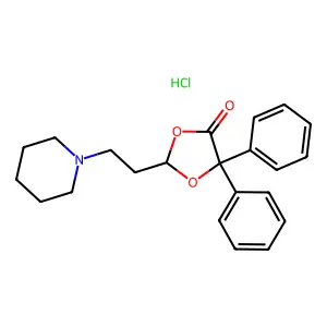 Pipoxolan hydrochloride structure