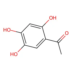 1-(2,4,5-trihydroxyphenyl)ethan-1-one structure