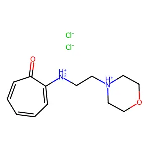 2-(beta-Morpholinoethylamino)tropone dihydrochloride structure