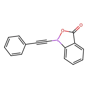 1-(2-Phenylethynyl)-1,2-benziodoxol-3(1H)-one structure