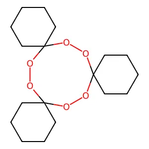 Tricyclohexylidene peroxide structure