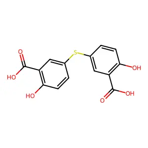 Compound C14H10O6S structure