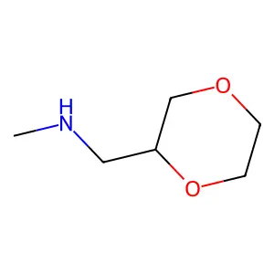 1-[(2S)-1,4-dioxan-2-yl]-N-methylmethanamine structure