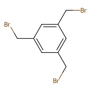 1,3,5-Tris(bromomethyl)benzene structure