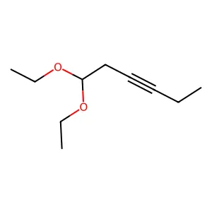 1,1-Diethoxyhex-3-yne structure