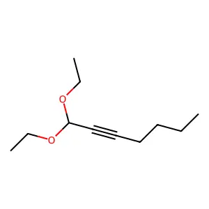 1,1-diethoxyhept-2-yne structure