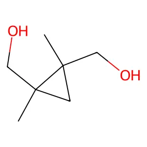 (1,2-Dimethylcyclopropane-1,2-diyl)dimethanol structure