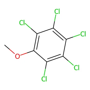 PENTACHLOROANISOLE structure