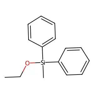 Ethoxymethyldiphenylsilane structure