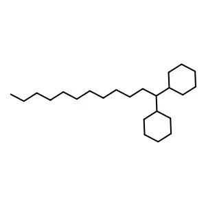 1,1-Dicyclohexyldodecane structure