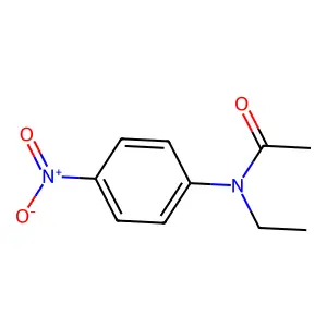 N-ethyl-N-(4-nitrophenyl)acetamide structure