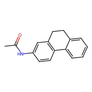 Acetamide, N-(9,10-dihydro-2-phenanthryl)- structure