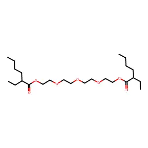 Tetraethylene glycol di(2-ethylhexanoate) structure