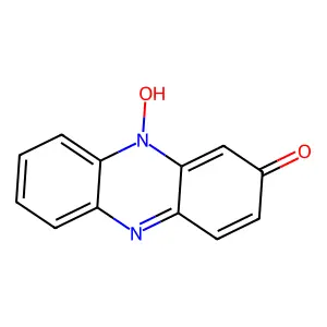 10-hydroxyphenazin-2-one structure
