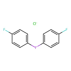 bis(4-fluorophenyl)iodanium chloride structure