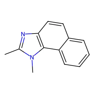 1,2-dimethylbenzo[e]benzimidazole structure