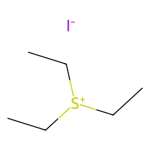 Triethylsulphonium iodide structure