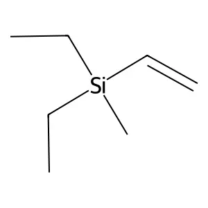 ethenyl-diethyl-methylsilane structure