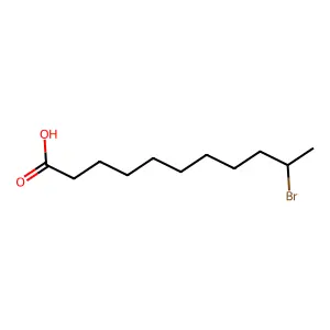 10-Bromoundecanoic acid structure