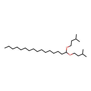 1,1-bis(3-methylbutoxy)hexadecane structure