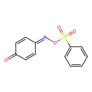 p-Benzoquinone O-(phenylsulfonyl)oxime structure