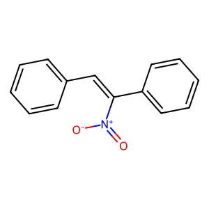 (2-nitro-2-phenylethenyl)benzene structure