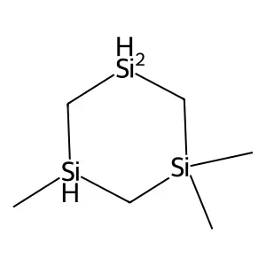 1,1,3-Trimethyl-1,3,5-trisilacyclohexane structure