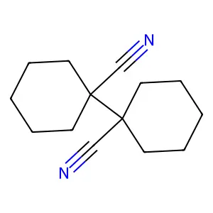 1,1'-bi(cyclohexyl)-1,1'-dicarbonitrile structure
