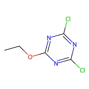 2,4-Dichloro-6-ethoxy-1,3,5-triazine structure