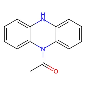 1-(10H-phenazin-5-yl)ethanone structure