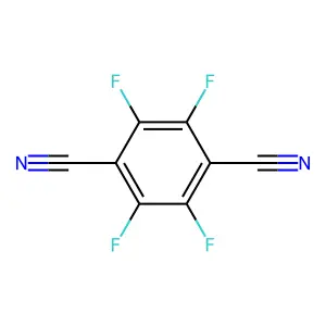 Tetrafluoroterephthalonitrile structure