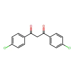 1,3-bis(4-chlorophenyl)-1,3-propanedione structure