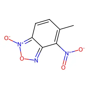 BENZOFURAZAN, 5-METHYL-4-NITRO-, 1-OXIDE structure