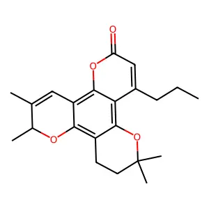 12-Deoxy-11,12-dihydrocalanolide A structure