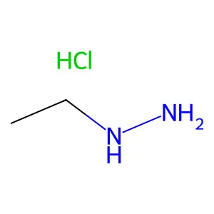 Ethylhydrazine hydrochloride structure