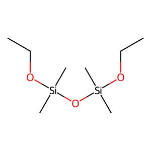 1,3-Diethoxy-1,1,3,3-tetramethyldisiloxane structure
