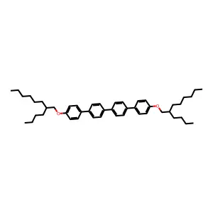 1-(2-butyloctoxy)-4-[4-[4-[4-(2-butyloctoxy)phenyl]phenyl]phenyl]benzene structure