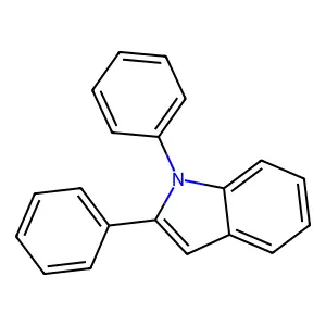 1,2-Diphenyl-1H-indole structure