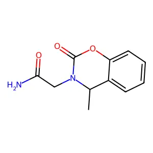 2-(4-methyl-2-oxo-4H-1,3-benzoxazin-3-yl)acetamide structure