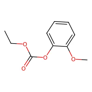 Carbonic acid, ethyl 2-methoxyphenyl ester structure