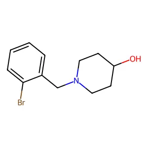 1-(2-bromo-benzyl)-piperidin-4-ol structure