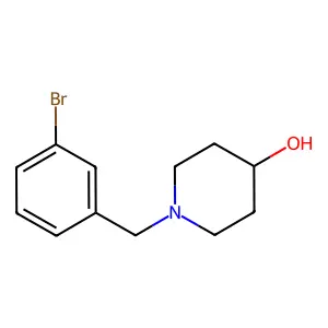 1-(3-bromobenzyl)piperidin-4-ol structure