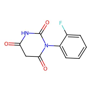 1-(2-Fluorophenyl)-2,4,6(1H,3H,5H)-pyrimidinetrione structure