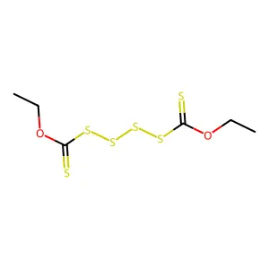 Bis(ethoxythiocarbonyl) tetrasulfide structure