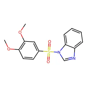 1-(3,4-Dimethoxy-benzenesulfonyl)-1H-benzoimidazole structure