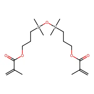 1,3-Bis(3-methacryloxypropyl)tetramethyldisiloxane structure