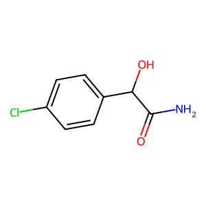 ACETAMIDE, 2-(p-CHLOROPHENYL)-2-HYDROXY- structure