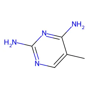 5-methylpyrimidine-2,4-diamine structure